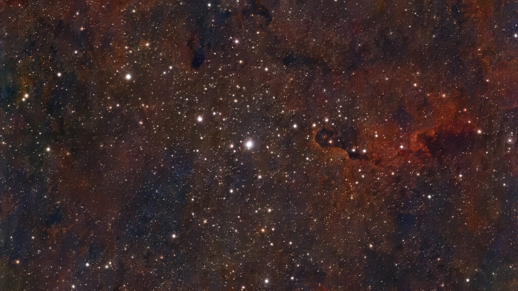 IC 1396 Elephants Trunk Nebula on Dwarf Mini