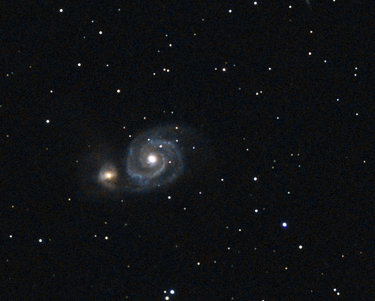 M51 on Dwarf Mini
