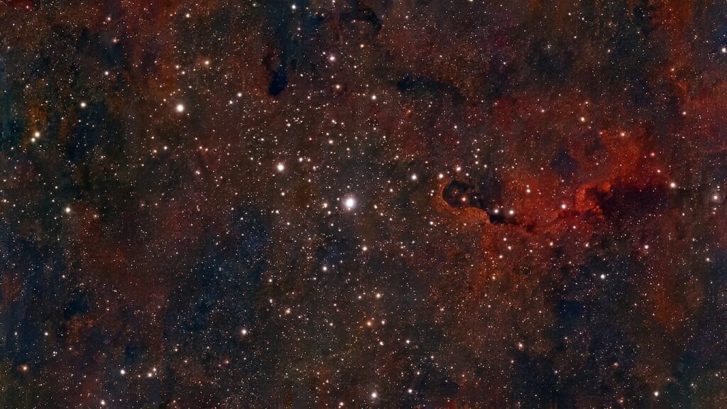 IC 1396 Elephants Trunk Nebula on Dwarf Mini