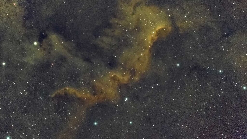 NGC 7000 North American Nebula Seestar 50 Hubble Pallette